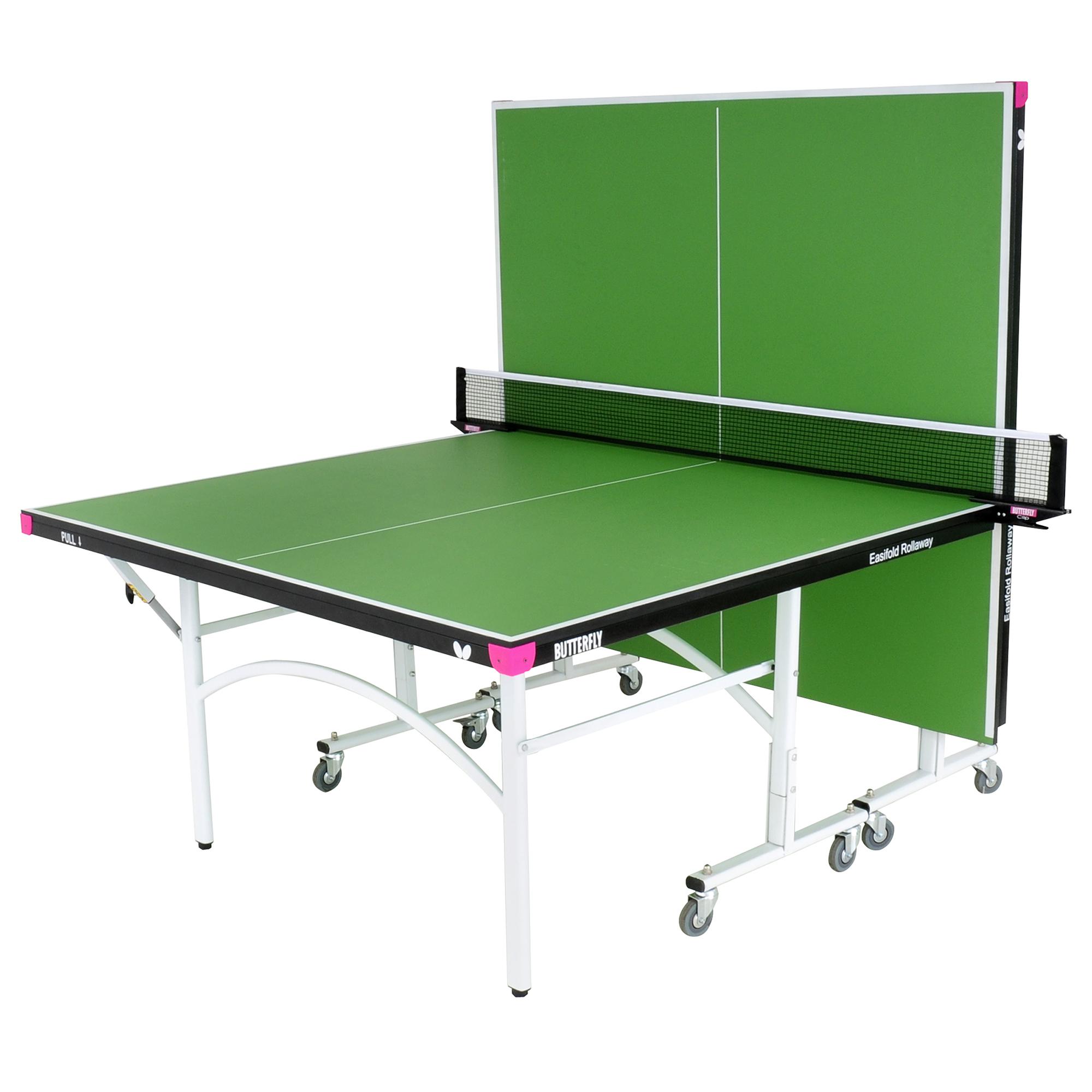 Butterfly Easifold Rollaway 19mm Indoor Table Tennis Table Set Green